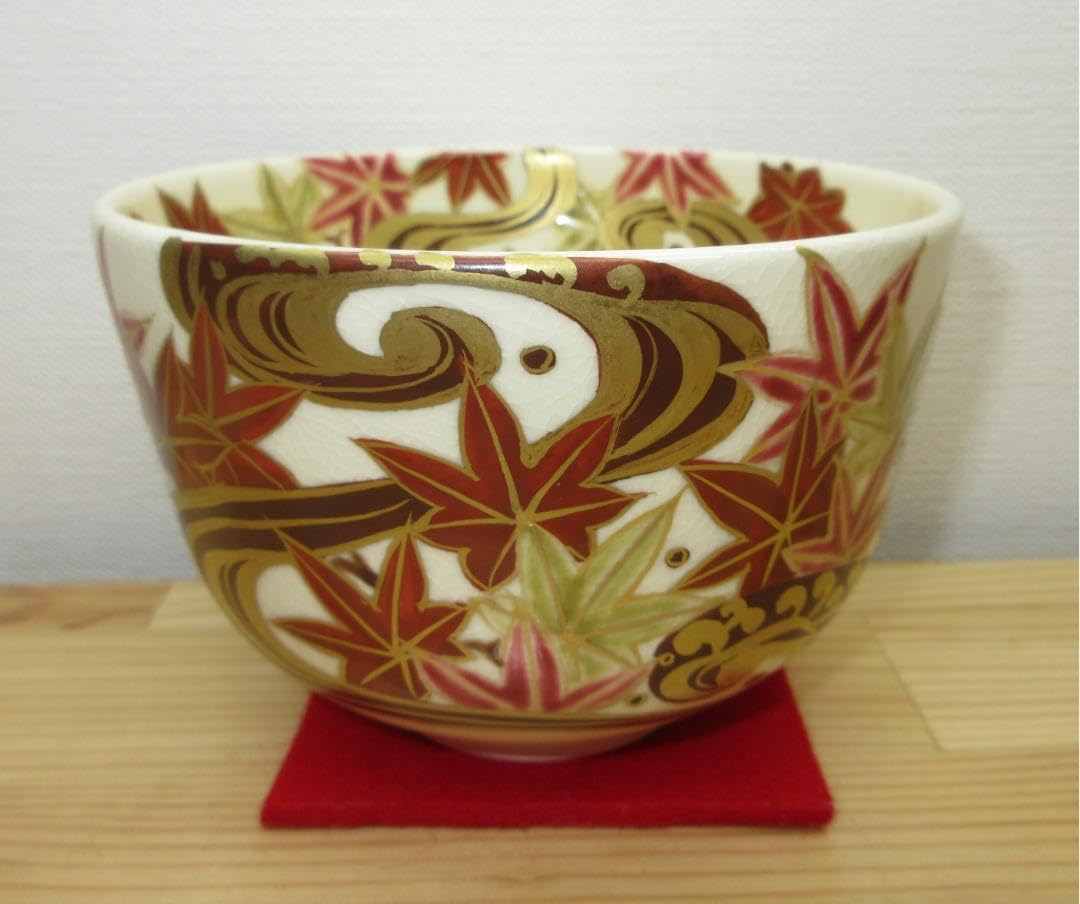 送料込【逢絢亭・新品】茶道具 茶碗 京焼 仁清 流水紅葉の図 加藤如水 共箱入り Amazon.co.jp: 込逢絢亭茶道具 茶碗 京焼 仁清 流水紅葉の図 加藤如水